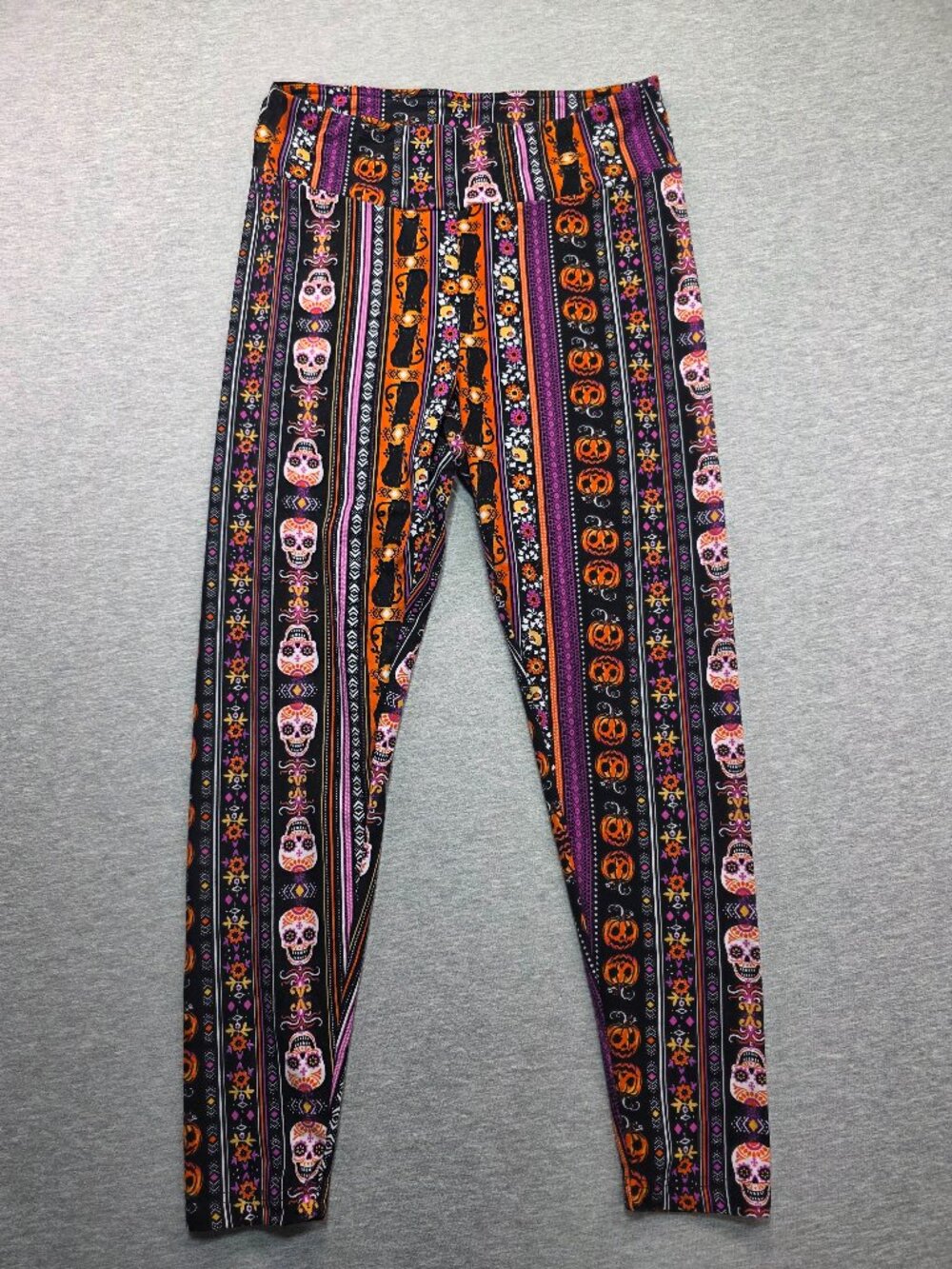 No Boundaries Halloween Sugar Skull Leggings Girls Size L 11-13